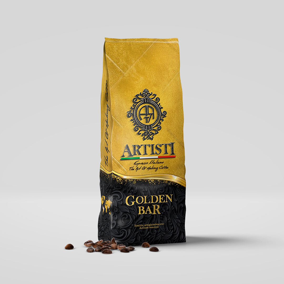 Σχεδιασμός συσκευασίας για την επιχείρηση Artisti Coffee