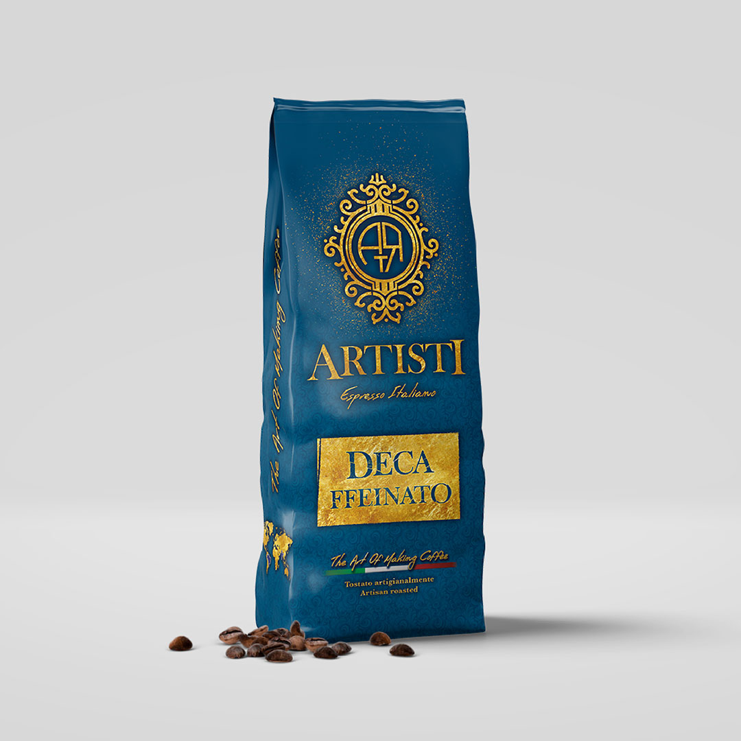 Σχεδιασμός συσκευασίας για την επιχείρηση Artisti Coffee