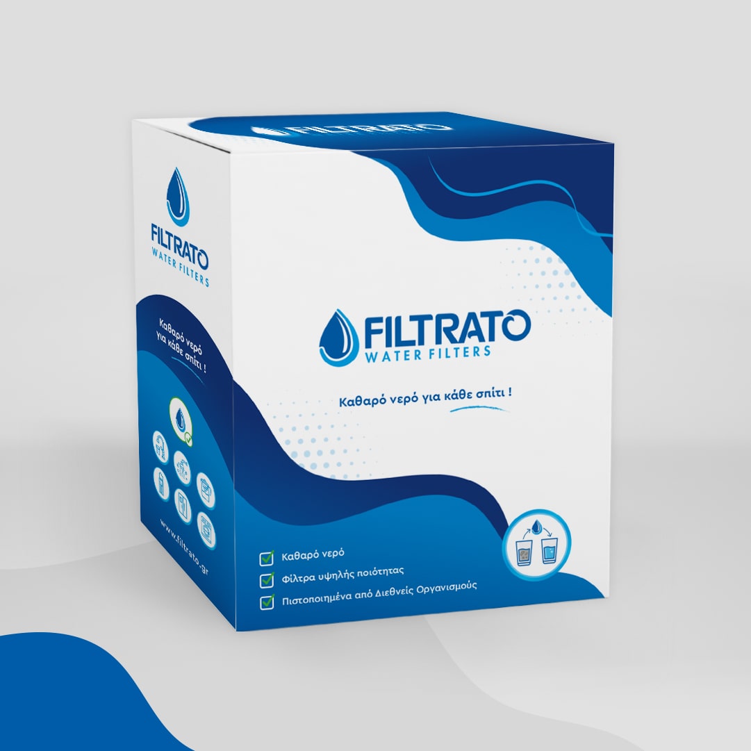 Σχεδιασμός συσκευασίας για την εταιρεία Filtrato στη Βέροια.